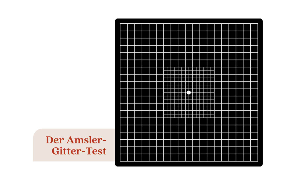 Amsler-Gitter-Test: Sehkraft im Alter testen